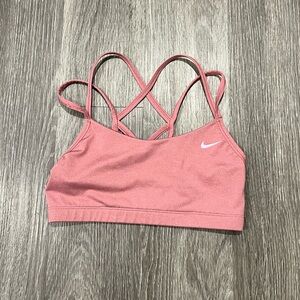 Nike Pink Cross back Sports bra
